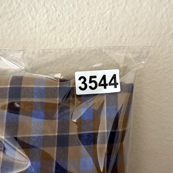 Bruli Carroll & Co Beverly‎ Hills Shirt Men's XL Plaid Flannel Swiss Made - Picture 10 of 10